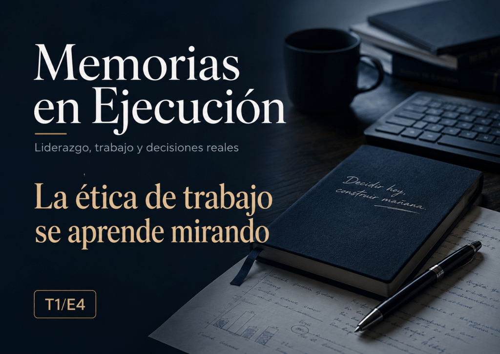 La ética de trabajo se aprende&nbsp;mirando