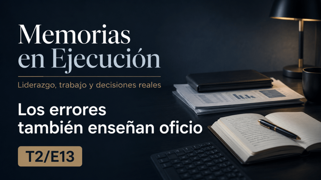 Los errores también enseñan&nbsp;oficio